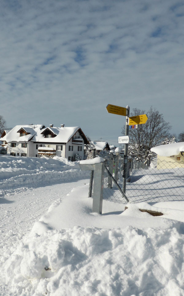 Ferienwohnung Sonnenhof - Winterlandschaft in Bad Kohlgrub